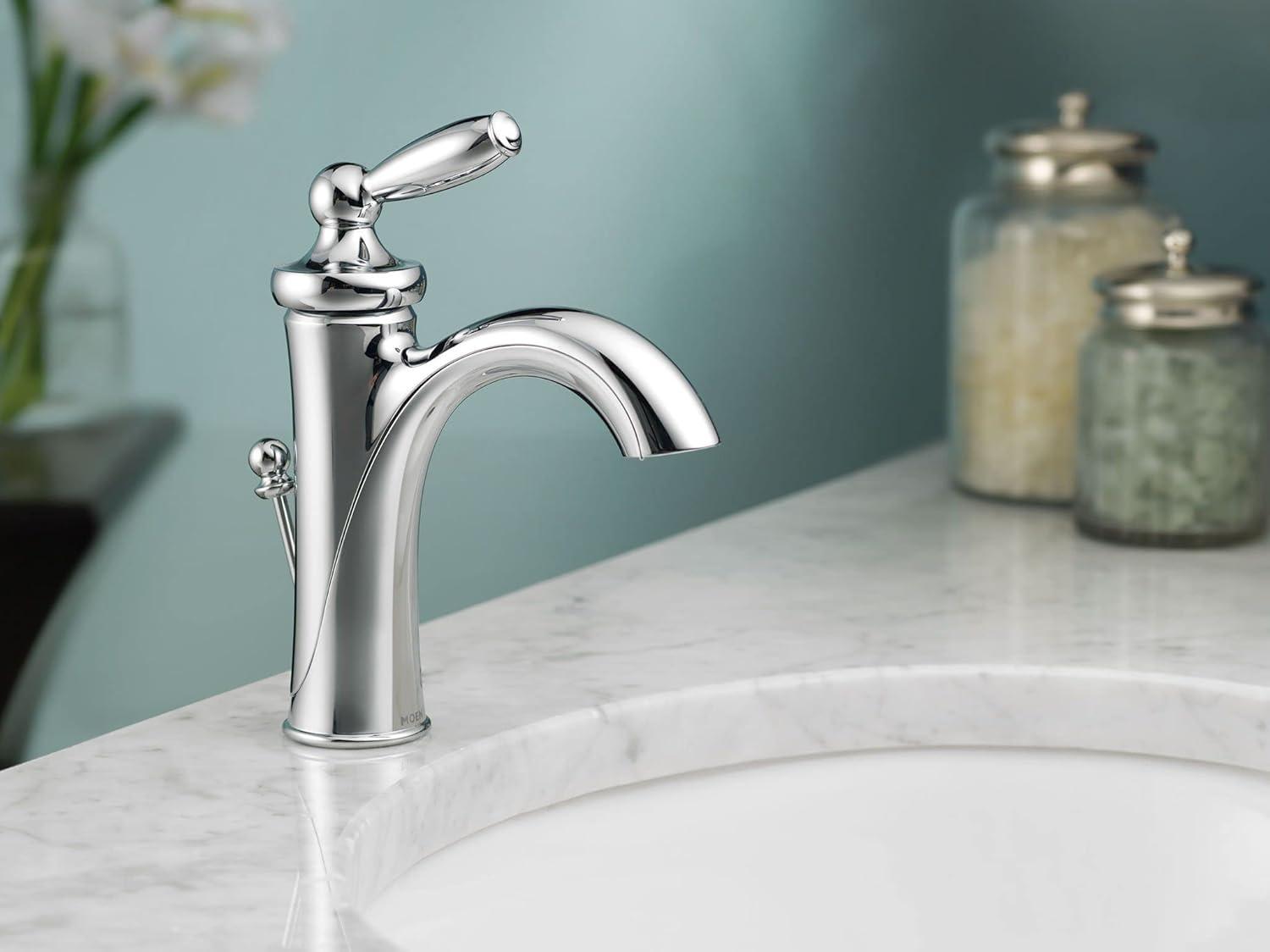 Brantford Single Hole Bathroom Faucet with Drain Assembly