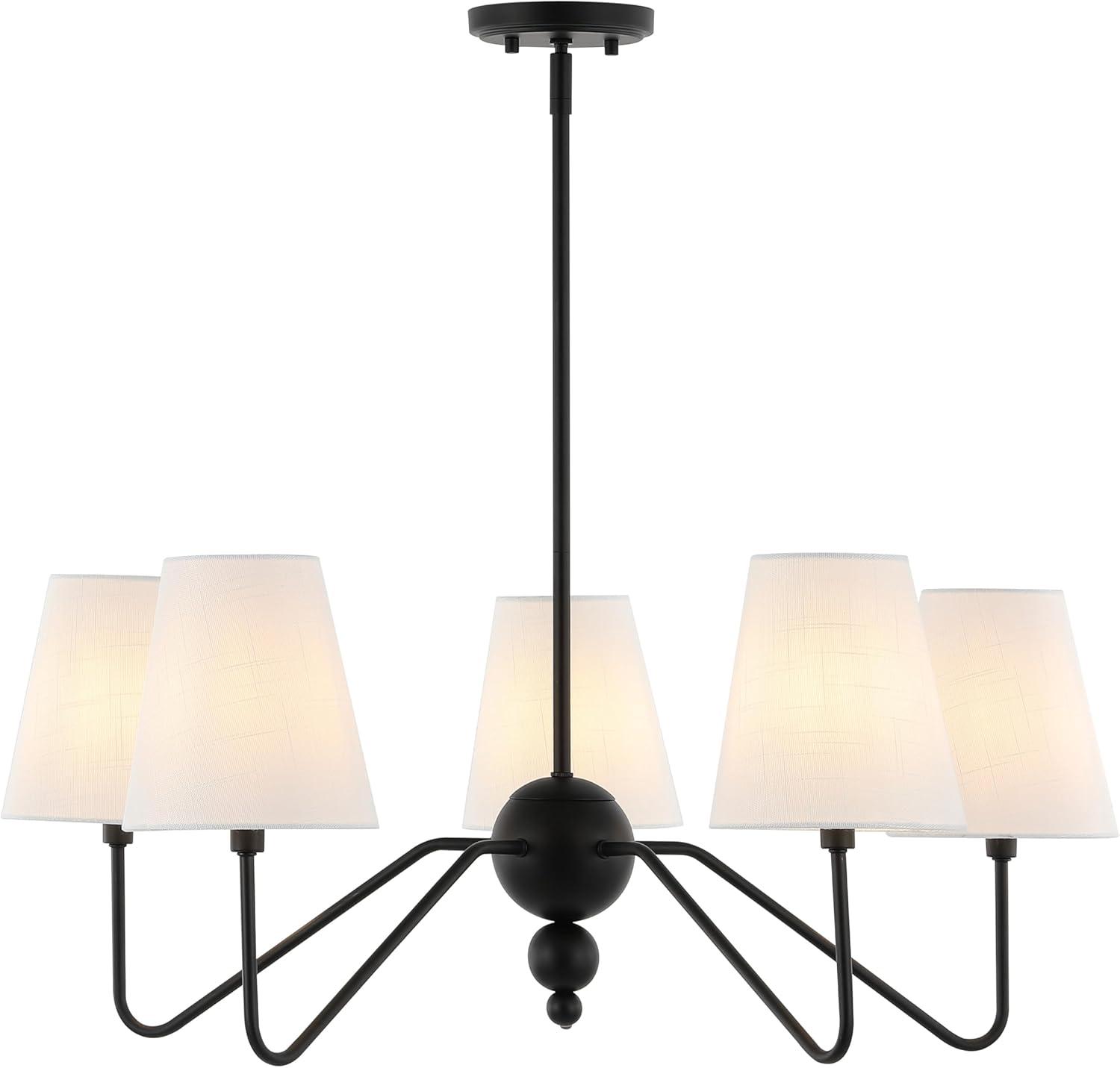 Jaya 5 Light Metal Dimmable Chandelier