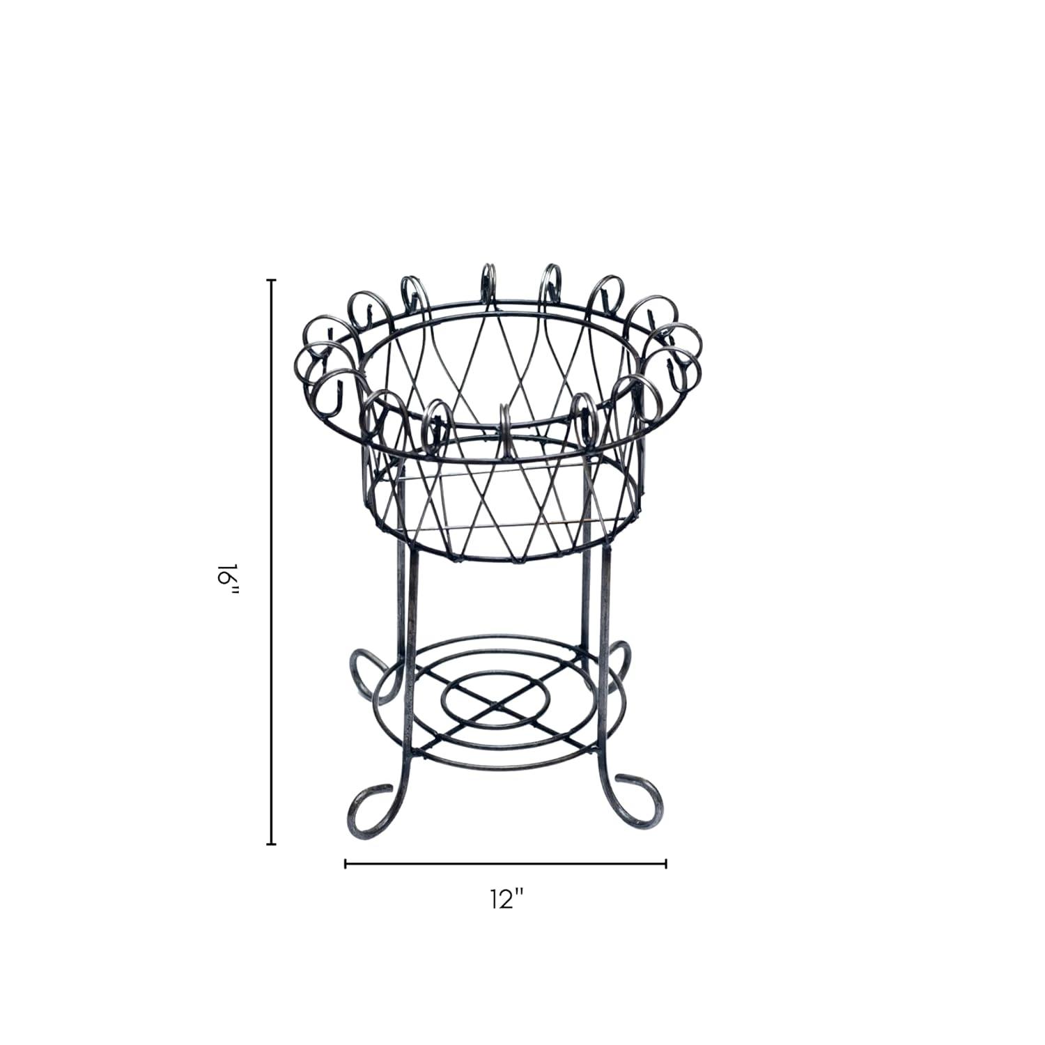 Rustic Arrow 'French' Wrought Iron Planter