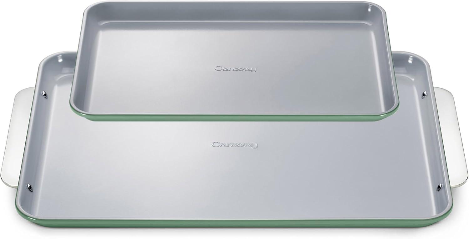 Caraway Home ® Sage Non-Stick Ceramic Baking Sheet Duo
