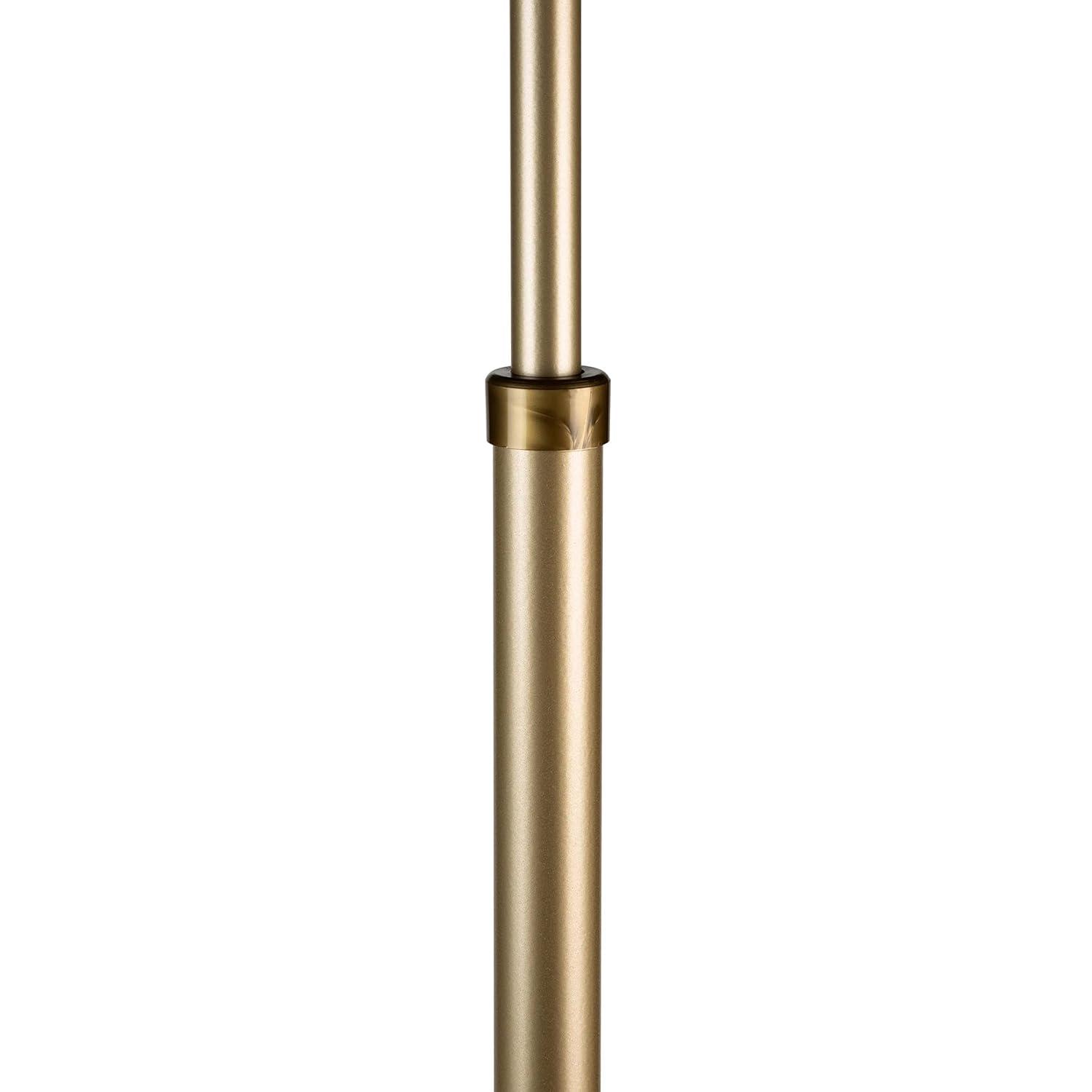 4 Tier Tension Corner Shower Caddy White/Gold - Bath Bliss