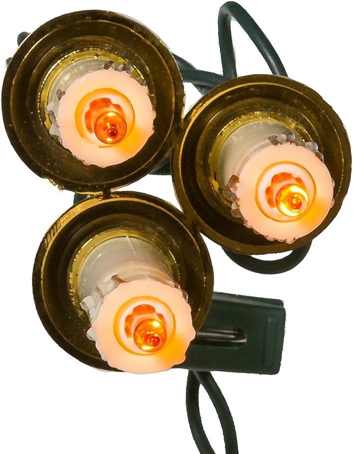 Kurt Adler Kurt Adler Indoor UL 15-Light Triple Candle Light Set, 12ft