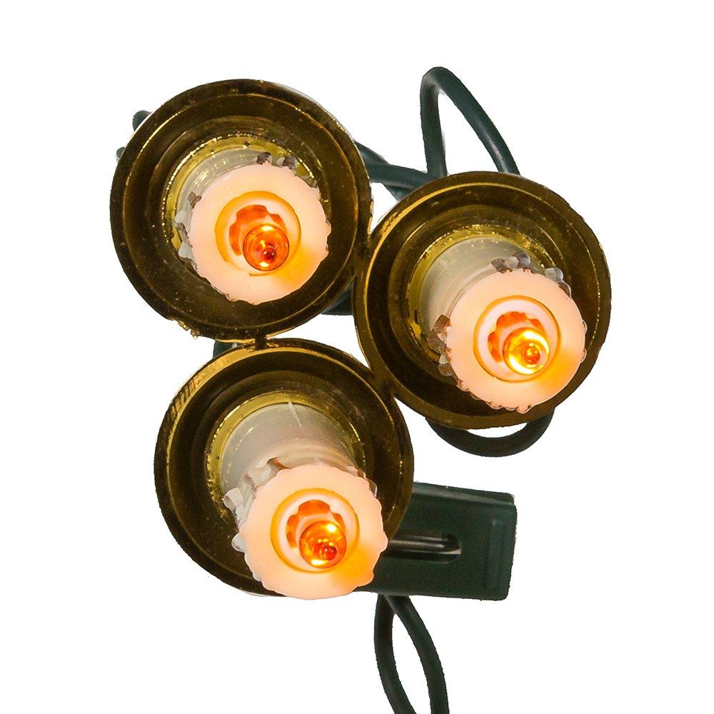 Kurt Adler Kurt Adler Indoor UL 15-Light Triple Candle Light Set, 12ft