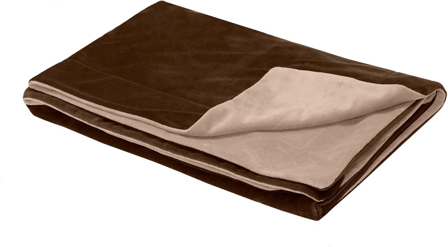 FurHaven Waterproof Faux Velvet Throw Blanket