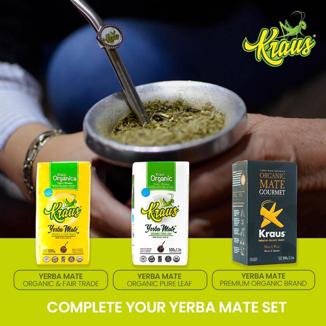 Kraus Organic Pure Leaf Yerba Mate 500g