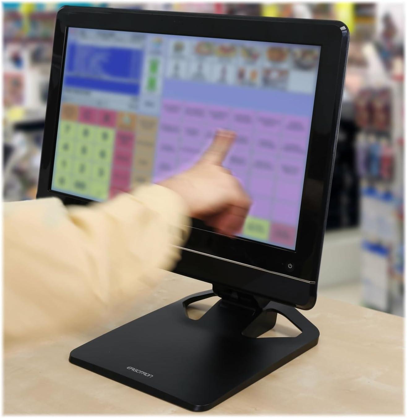 Black Adjustable Neo-Flex Touchscreen Monitor Stand