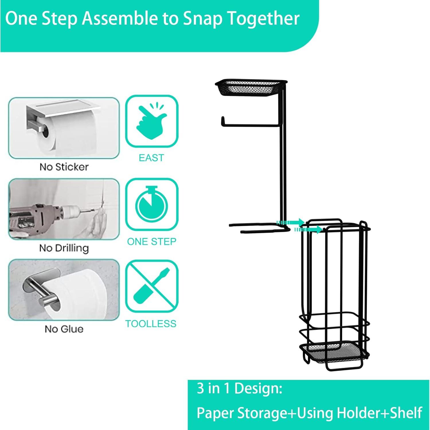 Free Standing Toilet Paper Holder