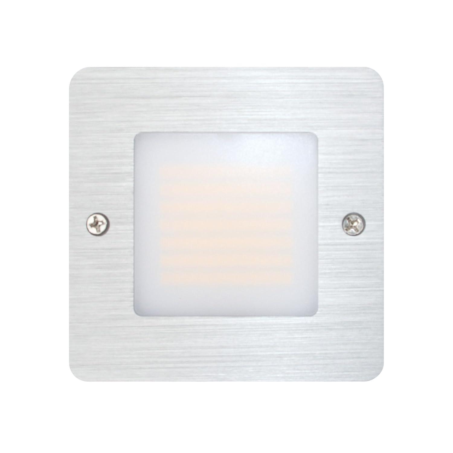 Square Low Profile Under Cabinet LED Puck Light, 3000K