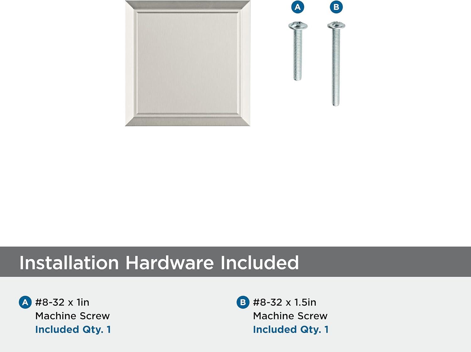 Appoint 1 1/4" Length Square Knob