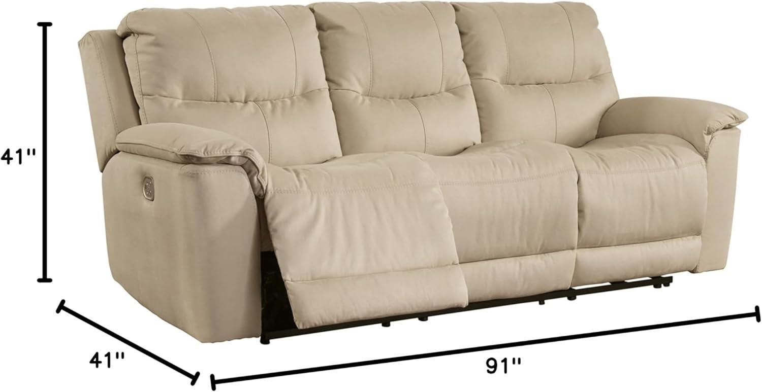 Davlin 91'' Faux Leather Power Reclining Sofa