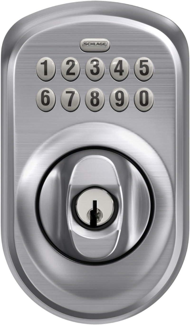 Schlage Schlage Keypad Deadbolt with Plymouth Trim