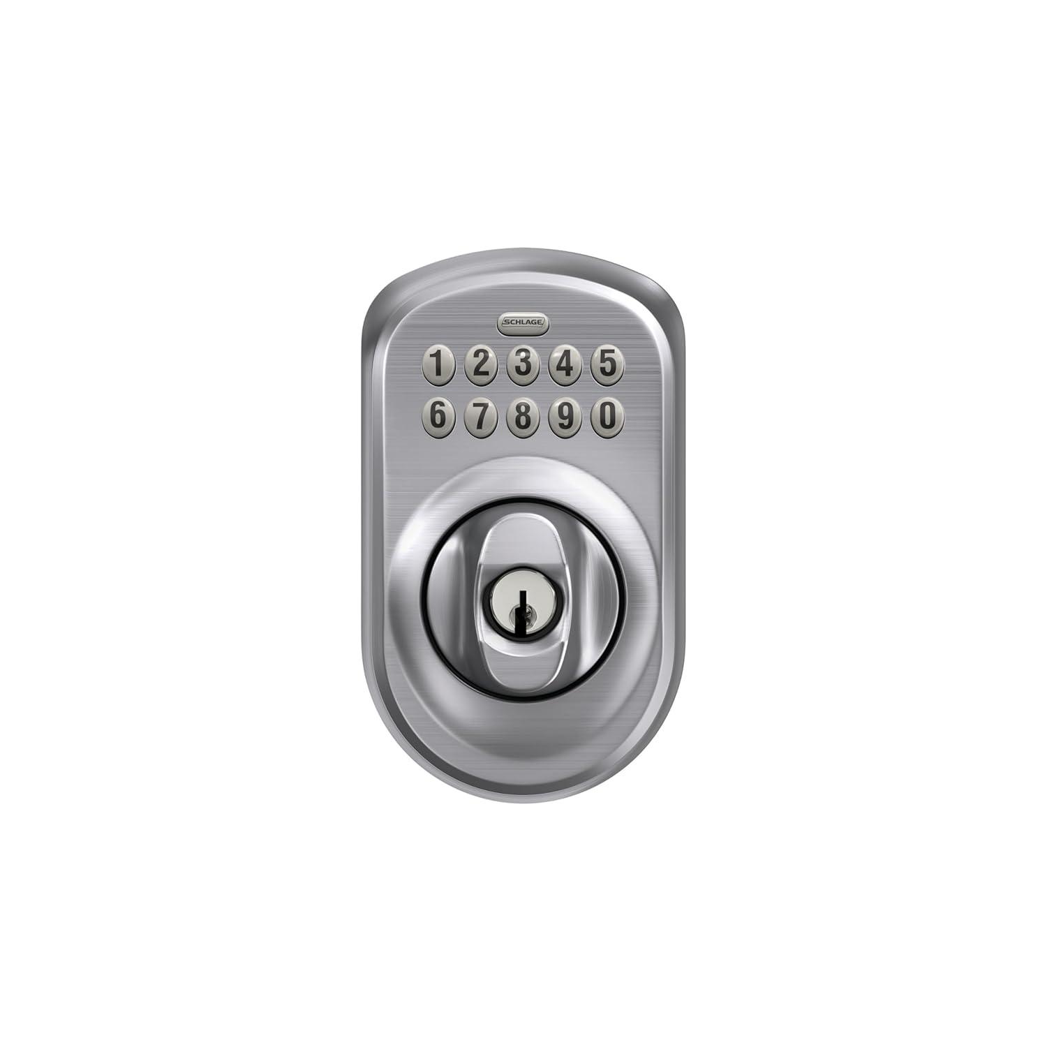 Schlage Schlage Keypad Deadbolt with Plymouth Trim