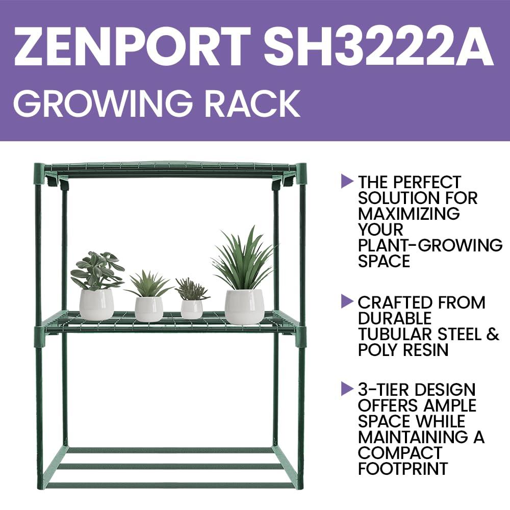 micykuxu 3-Tier Greenhouse Plant Growing Rack