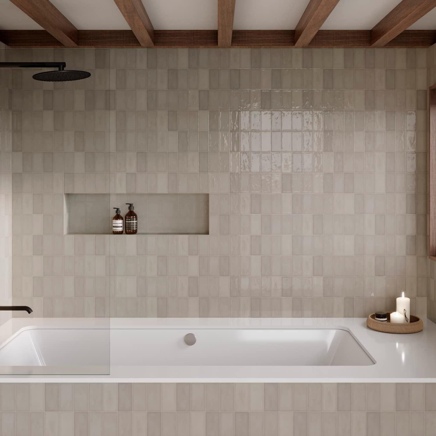 Marin 2.5" x 5" Porcelain Mosaic Wall & Floor Tile