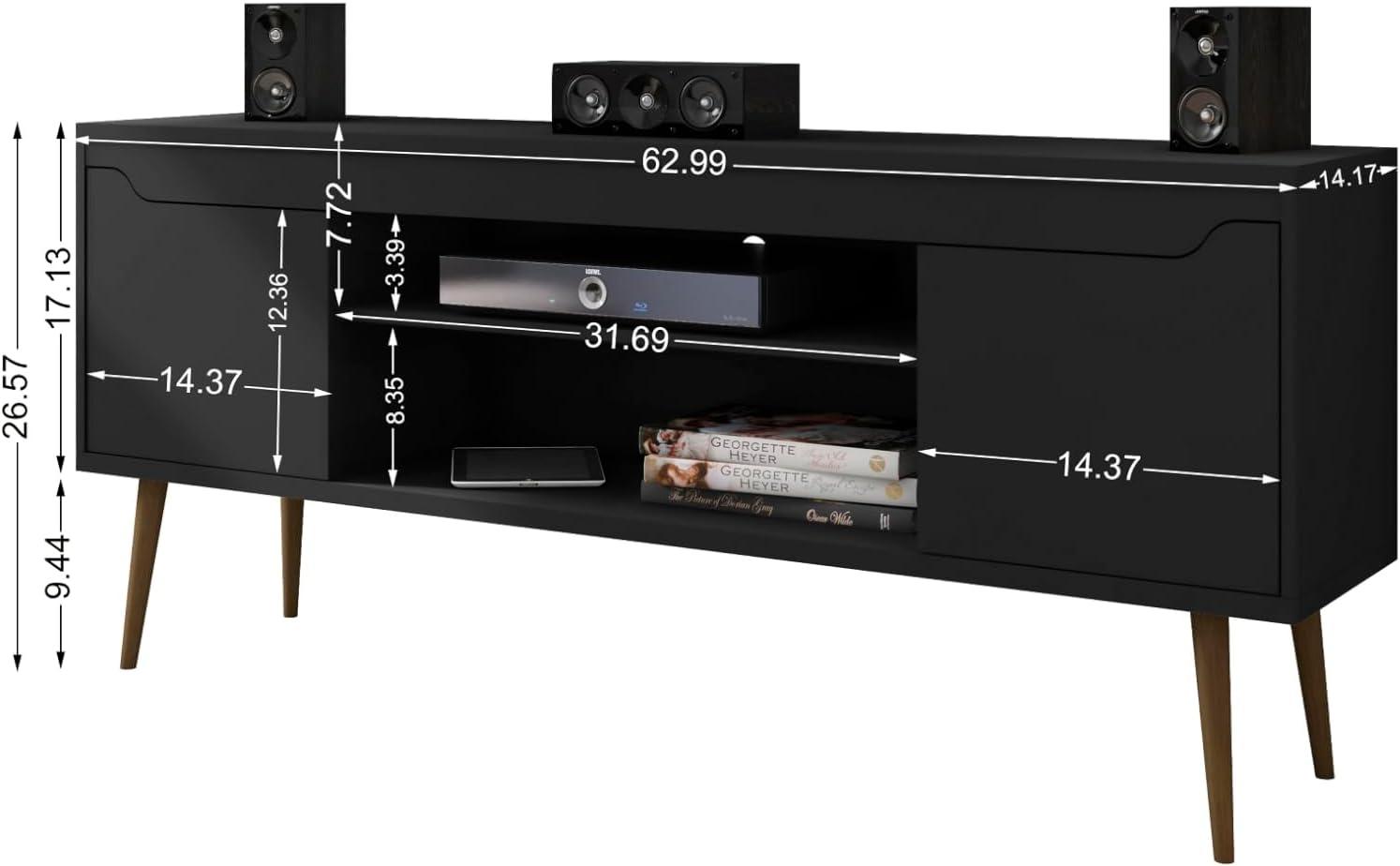 Bradley TV Stand for TVs up to 60" - Manhattan Comfort