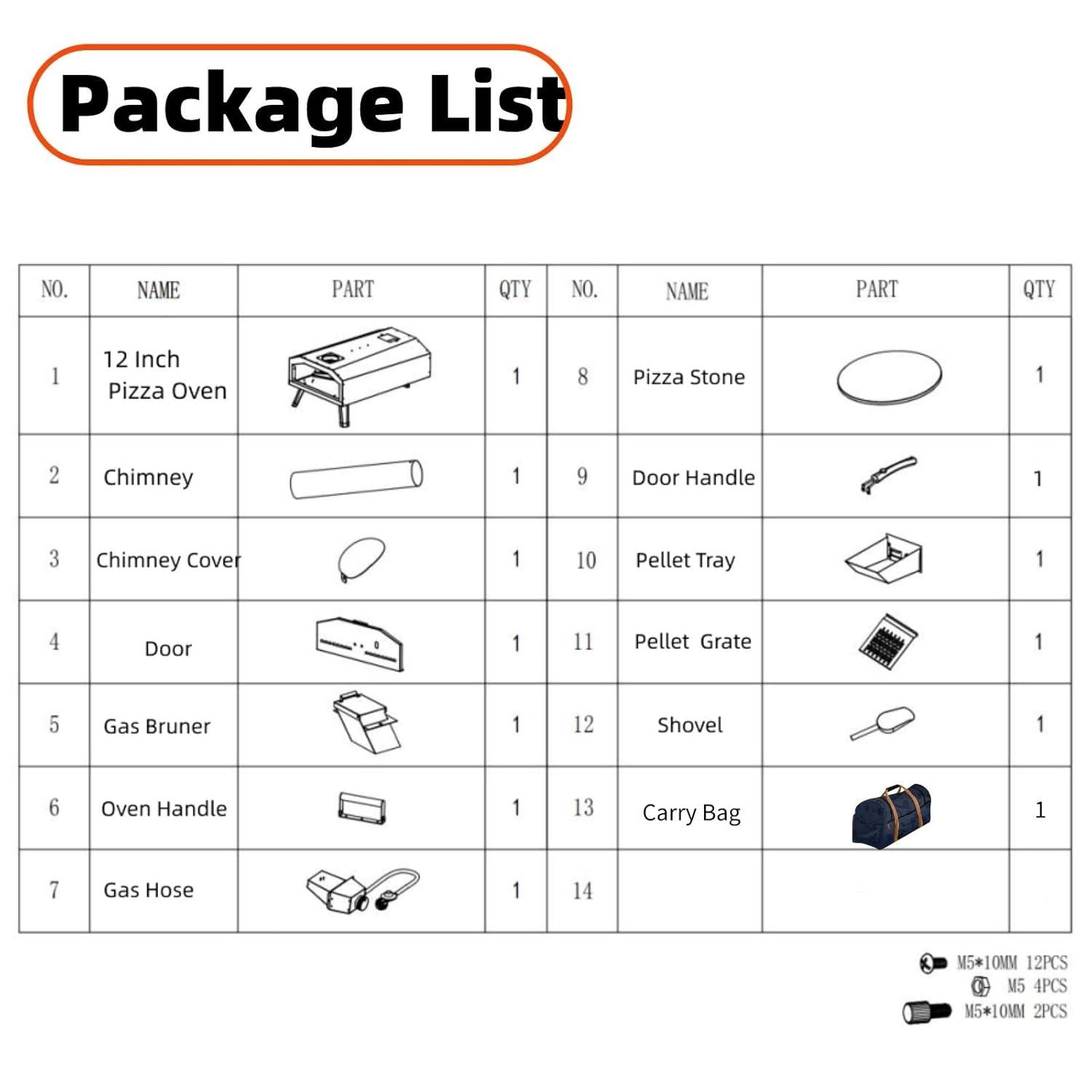 VEVOR VEVOR Stainless Steel Free Standing Pizza Oven