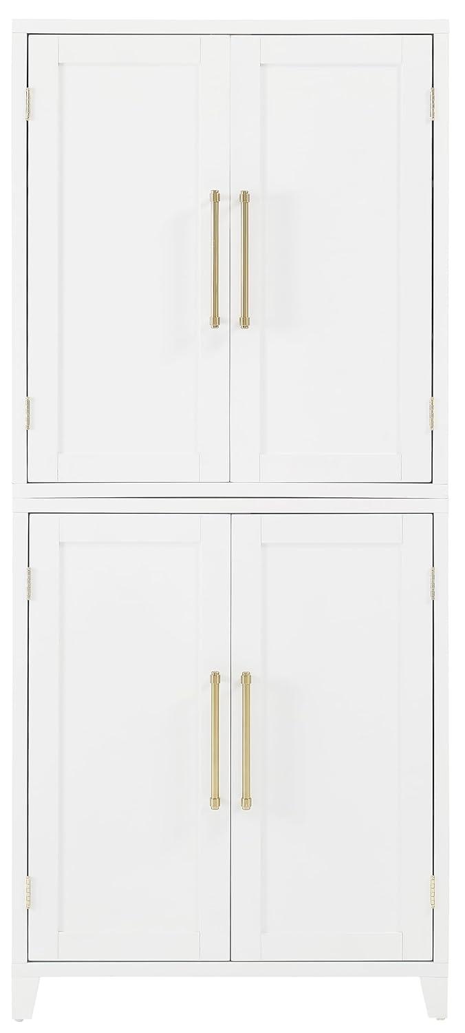 Crosley 70" Roarke Kitchen Pantry Storage Cabinet White