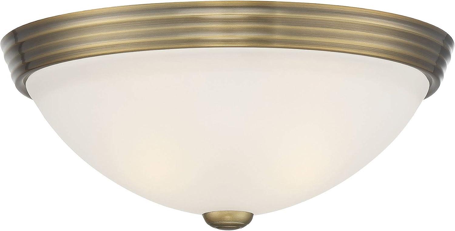 Savoy House NULL 2 - Light Flush Mount in  Warm Brass