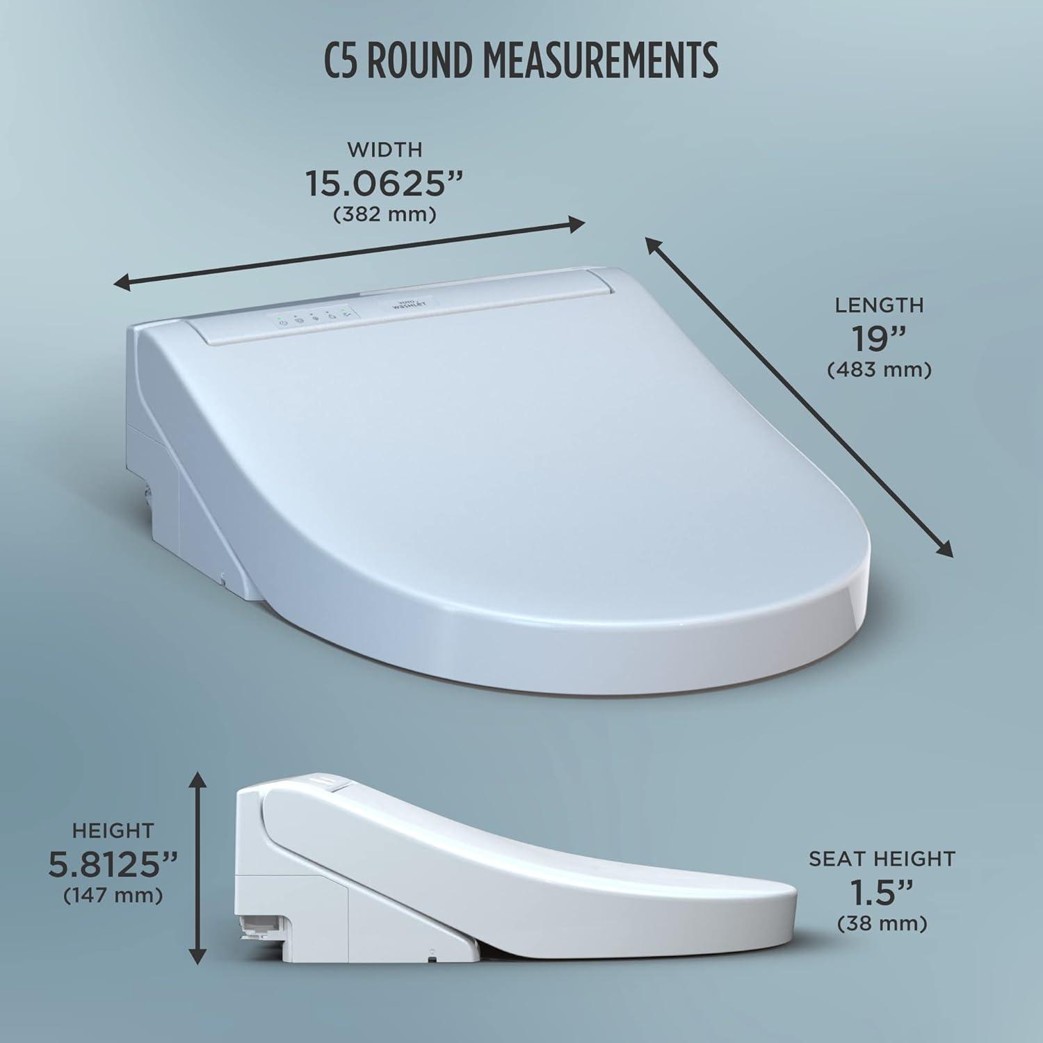 Washlet® C5 Electronic Round Bidet Seat