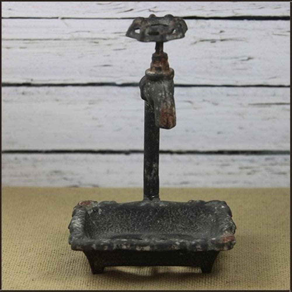 Colonial Tin Works Old Fashioned Water Faucet Bathroom or Kitchen Sink Soap Dish