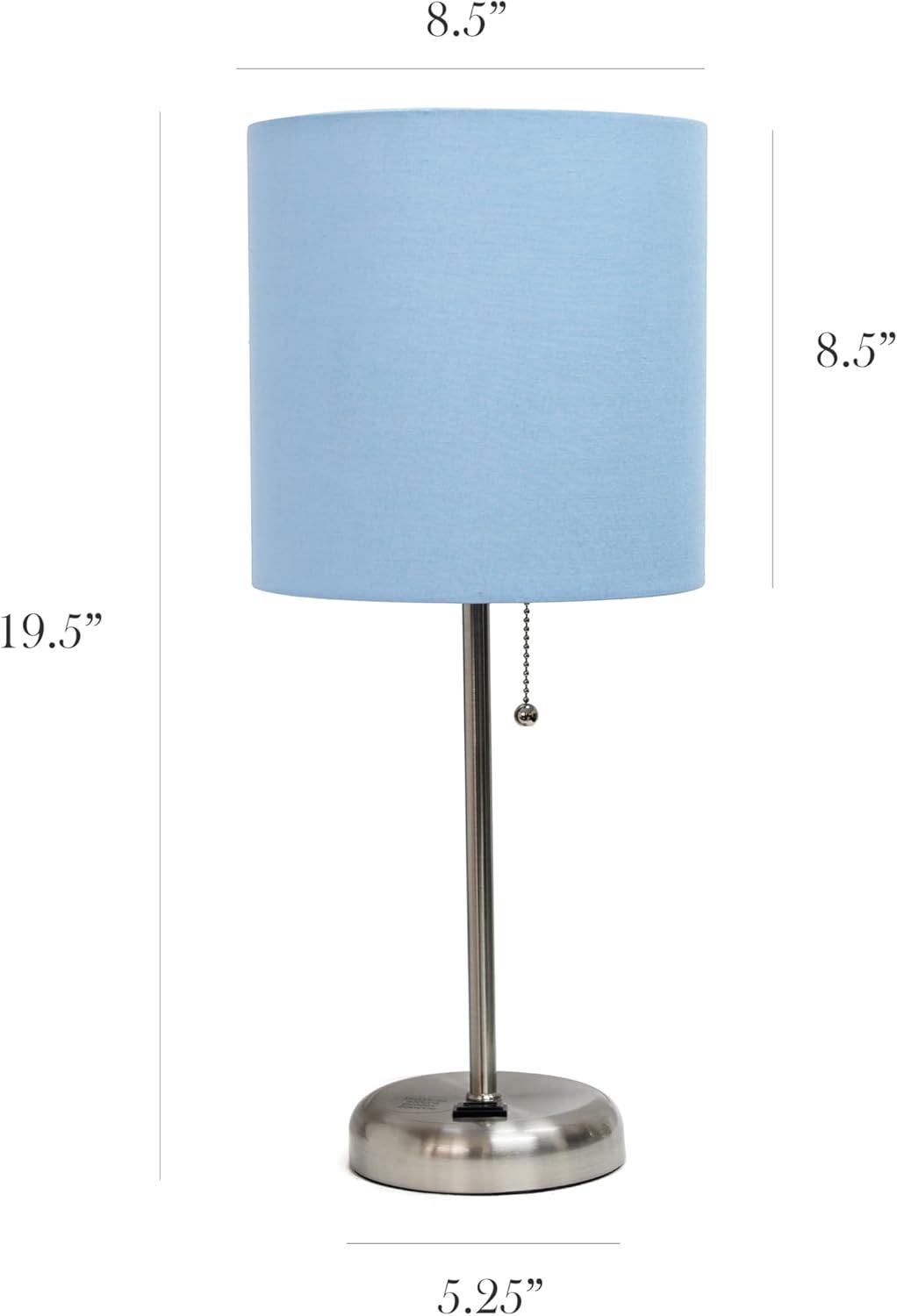 LimeLights Stick Lamp with Charging Outlet - Set of 2