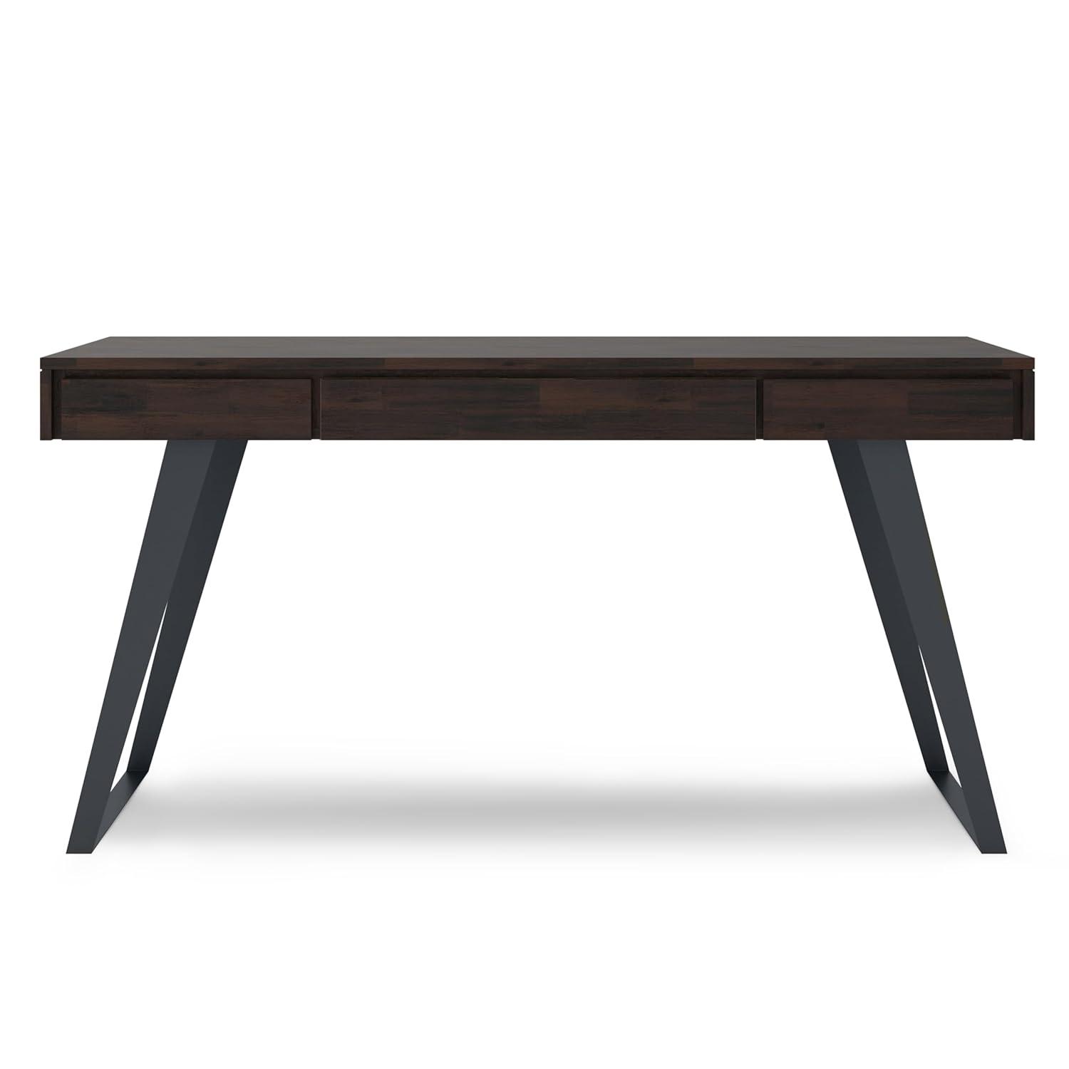 Simpli Home Lowry Solid Wood Desk