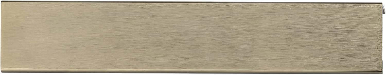 Brushed Champagne Bronze Modern Cabinet Edge Pull Handle