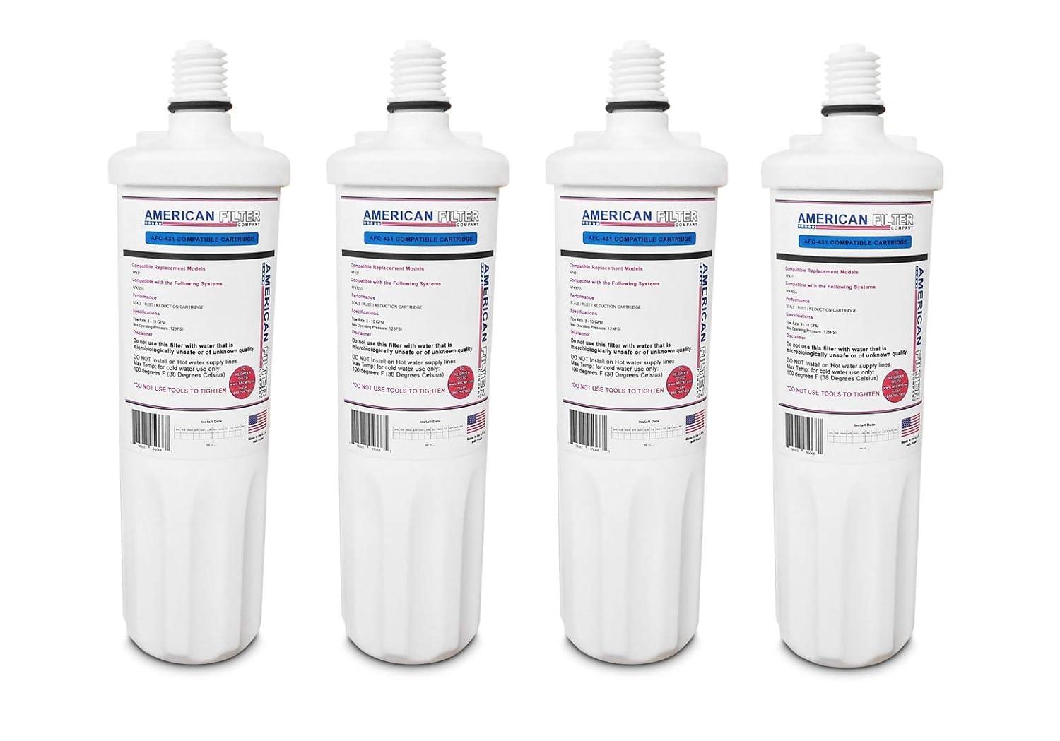 AFC Brand, water filter, Model # AFC-431, Compatible with AP431 AP430 Scale Inhibition Cartridge 4-Filters