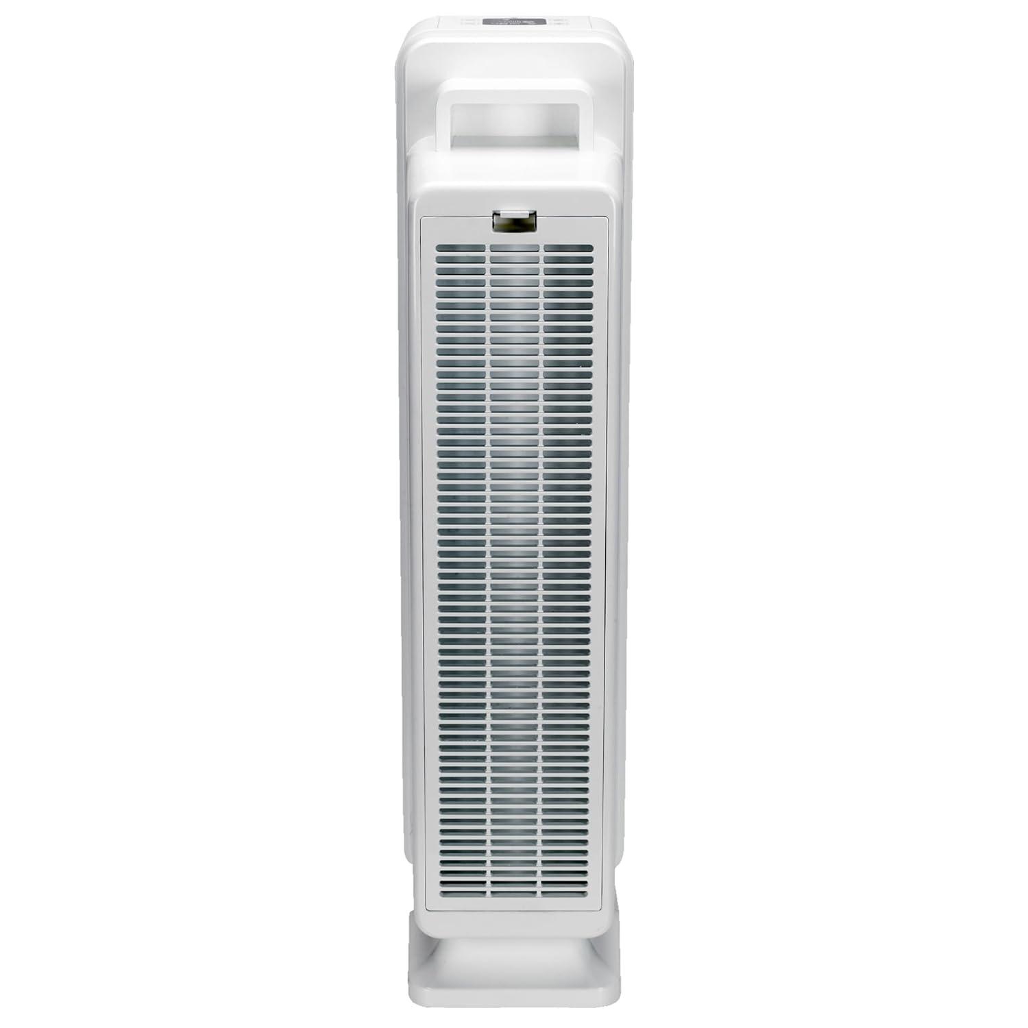 GermGuardian 5-In-1 HEPA Air Purifier for Home, Pet Air Purifier with HEPA Air Filter & UV-C Light, AC4300BPTCA, 743 Sq. Ft., 22'' Tower, Black