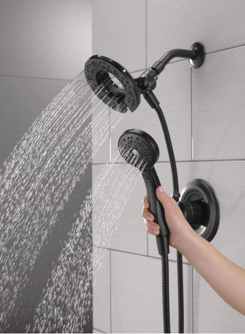 Matte Black Dual-Function Handheld Multi-Head Shower Faucet