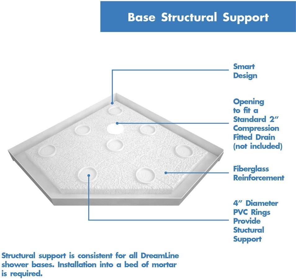 SlimLine 36" x 36" Neo-Angle Single Threshold Shower Base