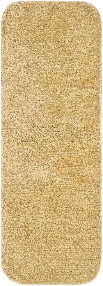 2pc Traditional Nylon Washable Bathroom Rug Set Linen - Garland Rug: Machine Made, Tufted, Latex Backing