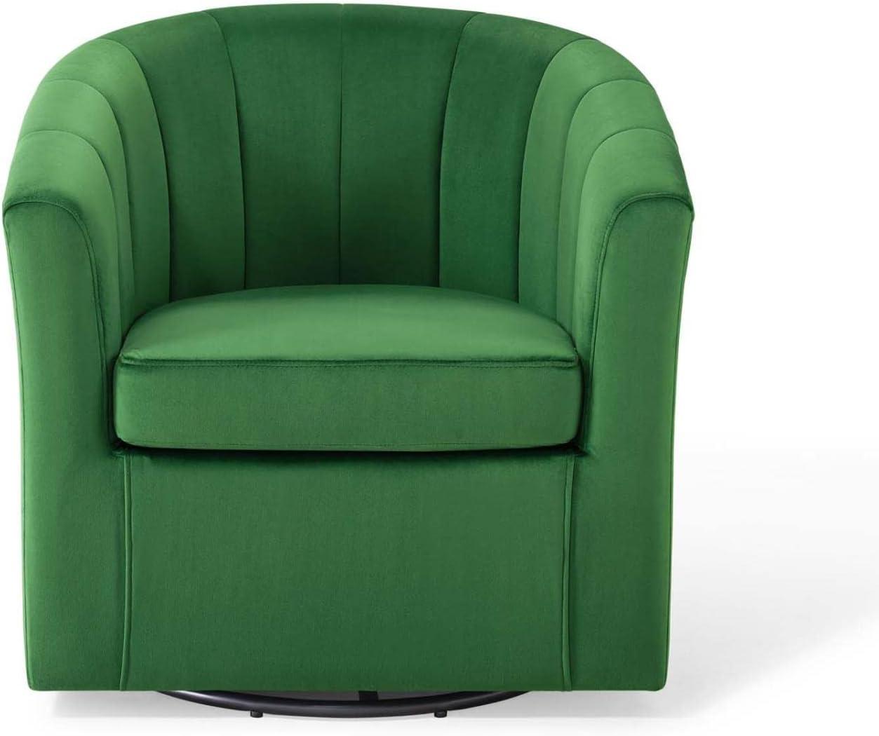 Modway Prospect Performance Velvet Swivel Armchair