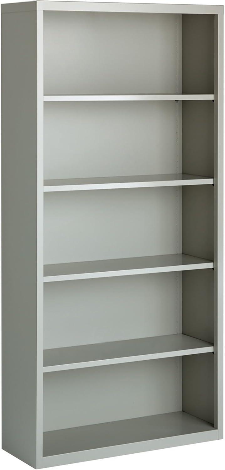 Fortress 72" Hx 34.5" W Metal Standard Bookcase