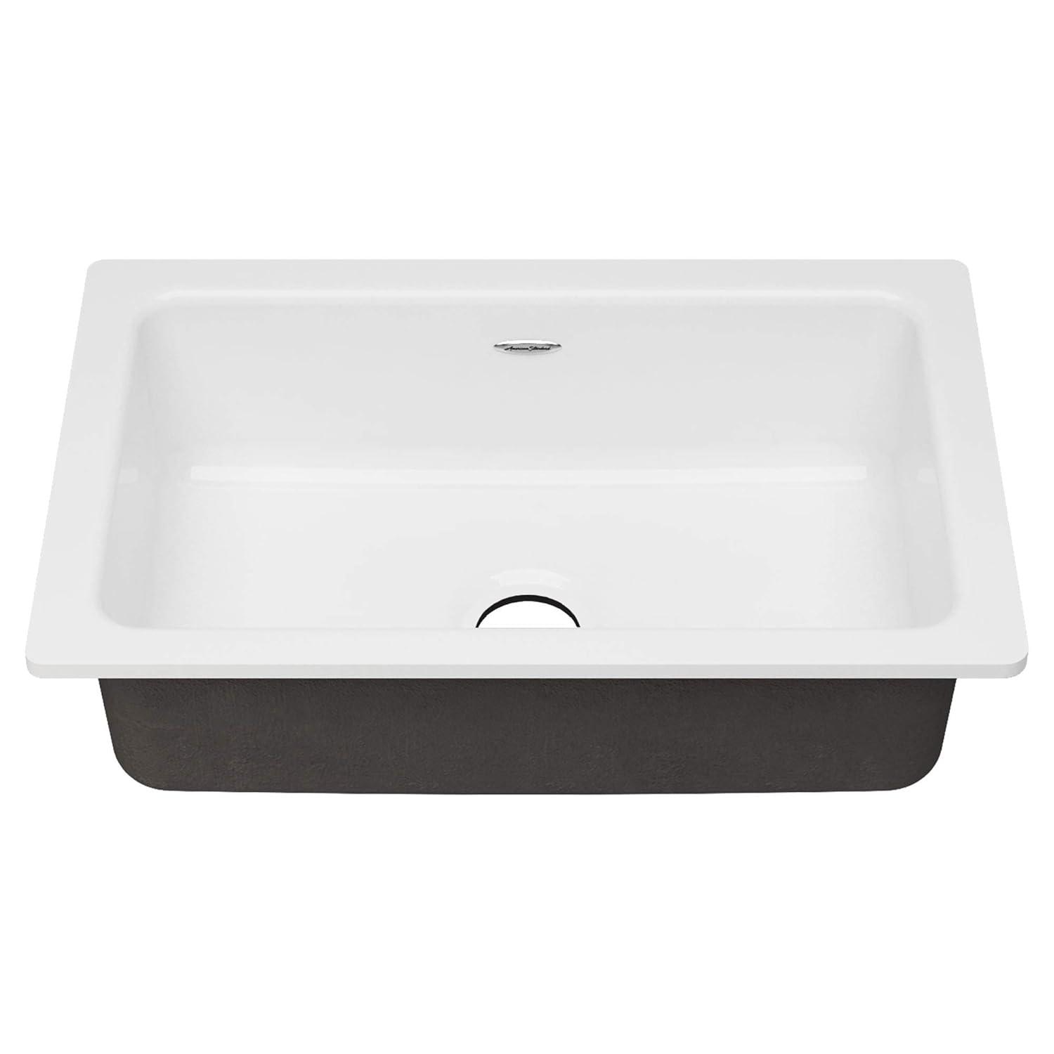 Delancey 30'' L Undermount Single Bowl Cast Iron Kitchen Sink