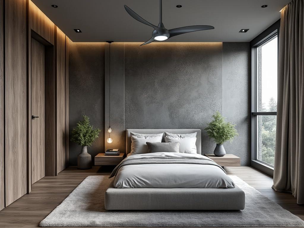 52" Wave 3 - Blade LED Propeller Ceiling Fan with Remote Control and Light Kit Included