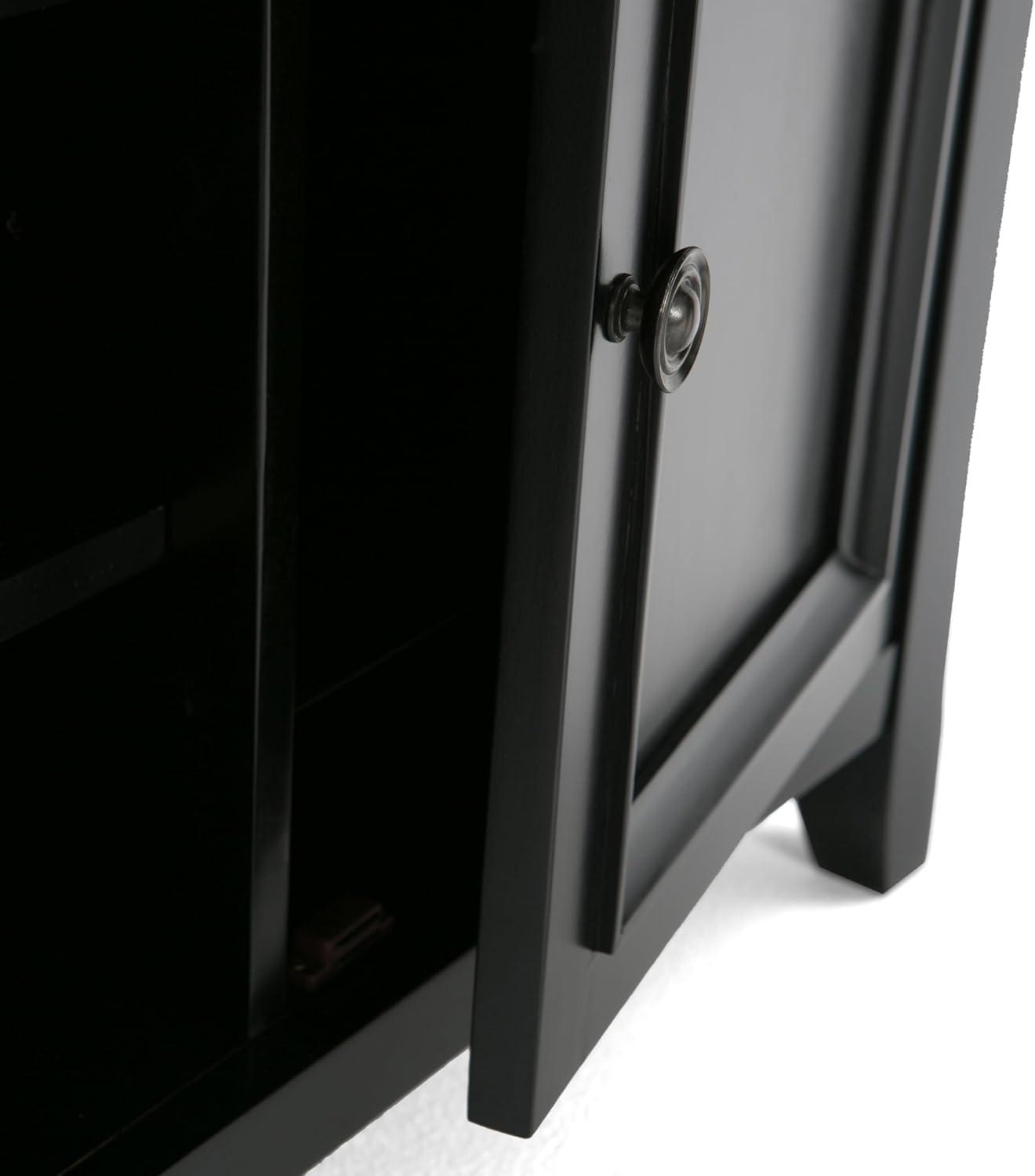 Simpli Home Amherst 54" TV Stand in Black