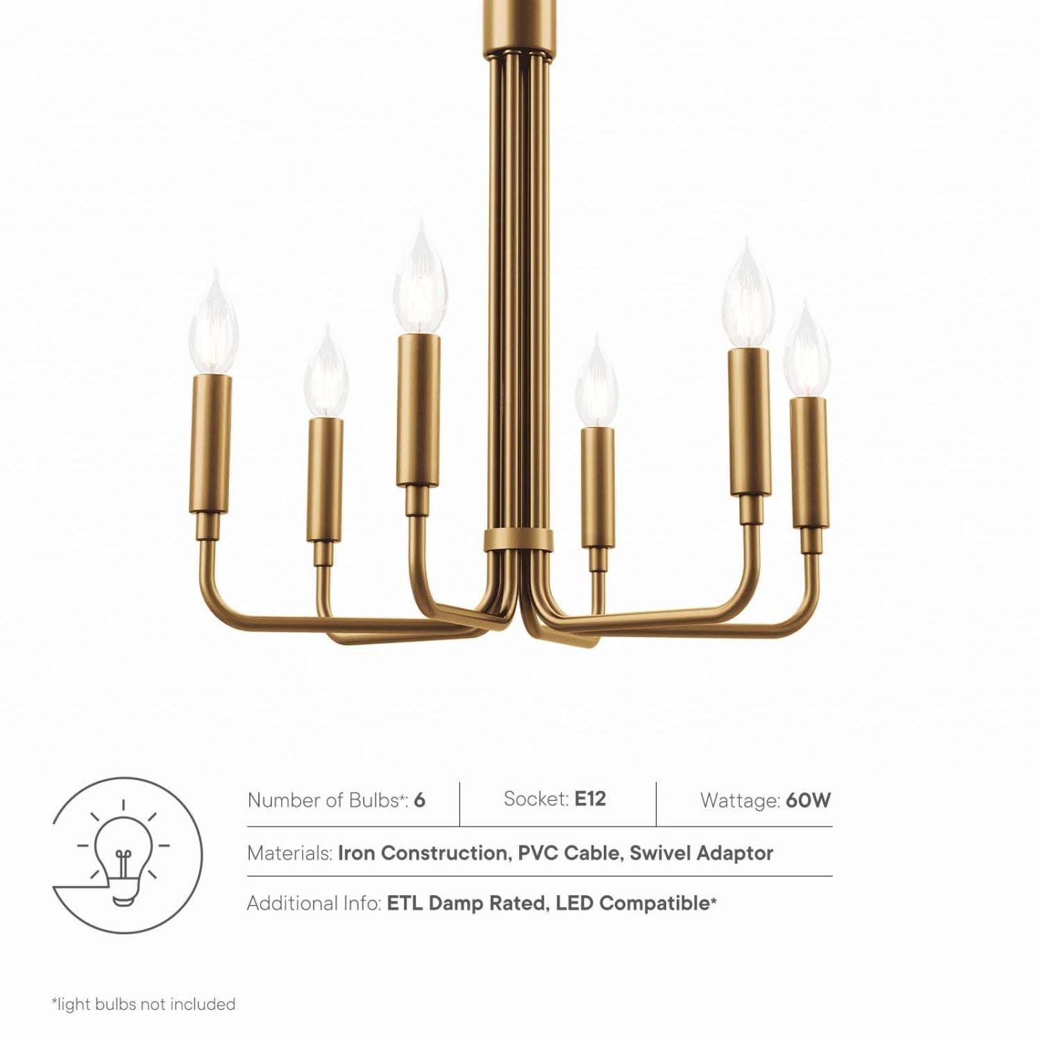 Modway Rekindle 6-Light Chandelier