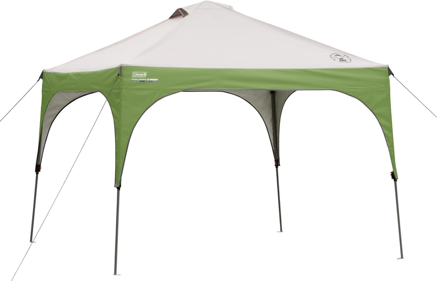 Green and White UVGuard Instant Setup Canopy Tent