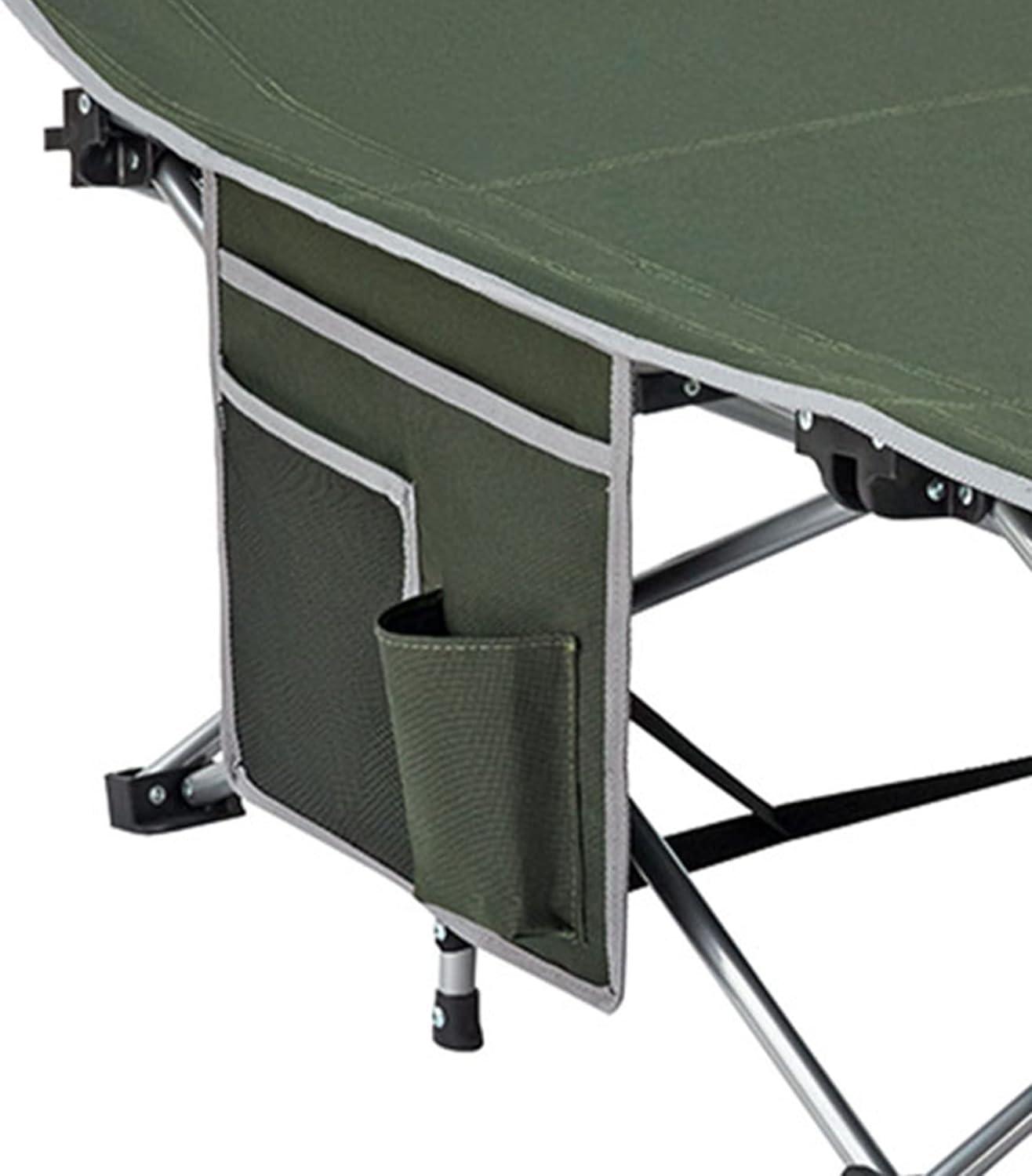 Kingcamp KingCamp Folding Portable Outdoor Camping Cot w/ Multi Layer Side Pocket