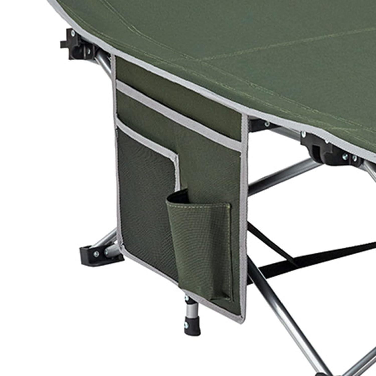 Kingcamp KingCamp Folding Portable Outdoor Camping Cot w/ Multi Layer Side Pocket