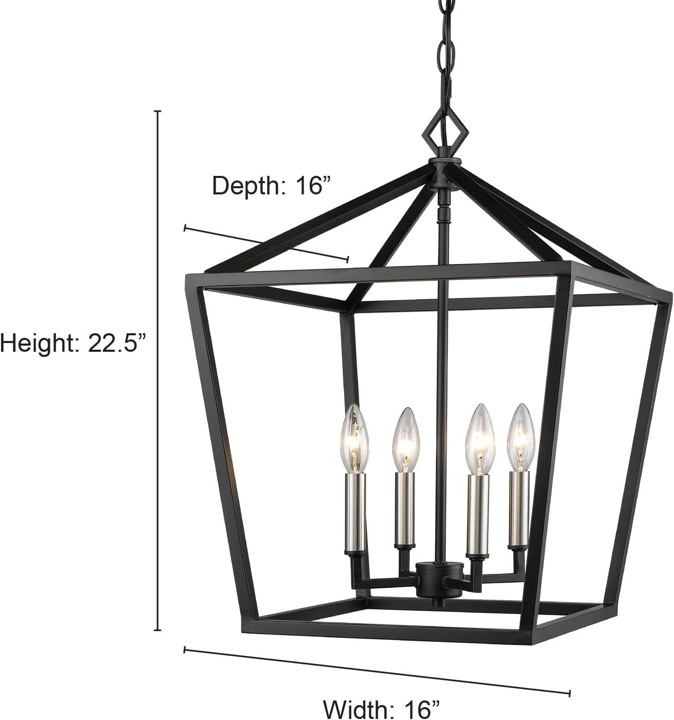Millennium Lighting 4 - Light Pendant in  Matte Black
