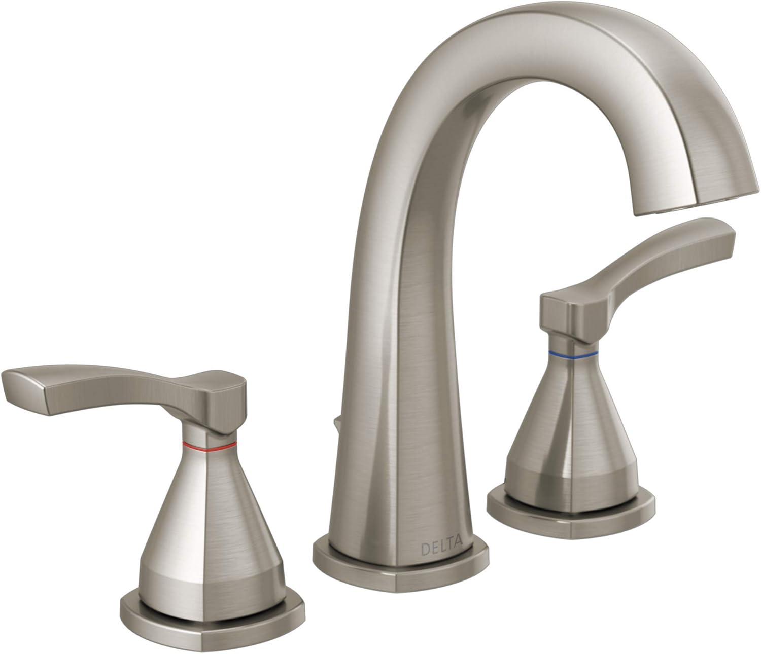 Stryke Widespread Bathroom Faucet with Drain Assembly and DIAMOND™ Seal Technology