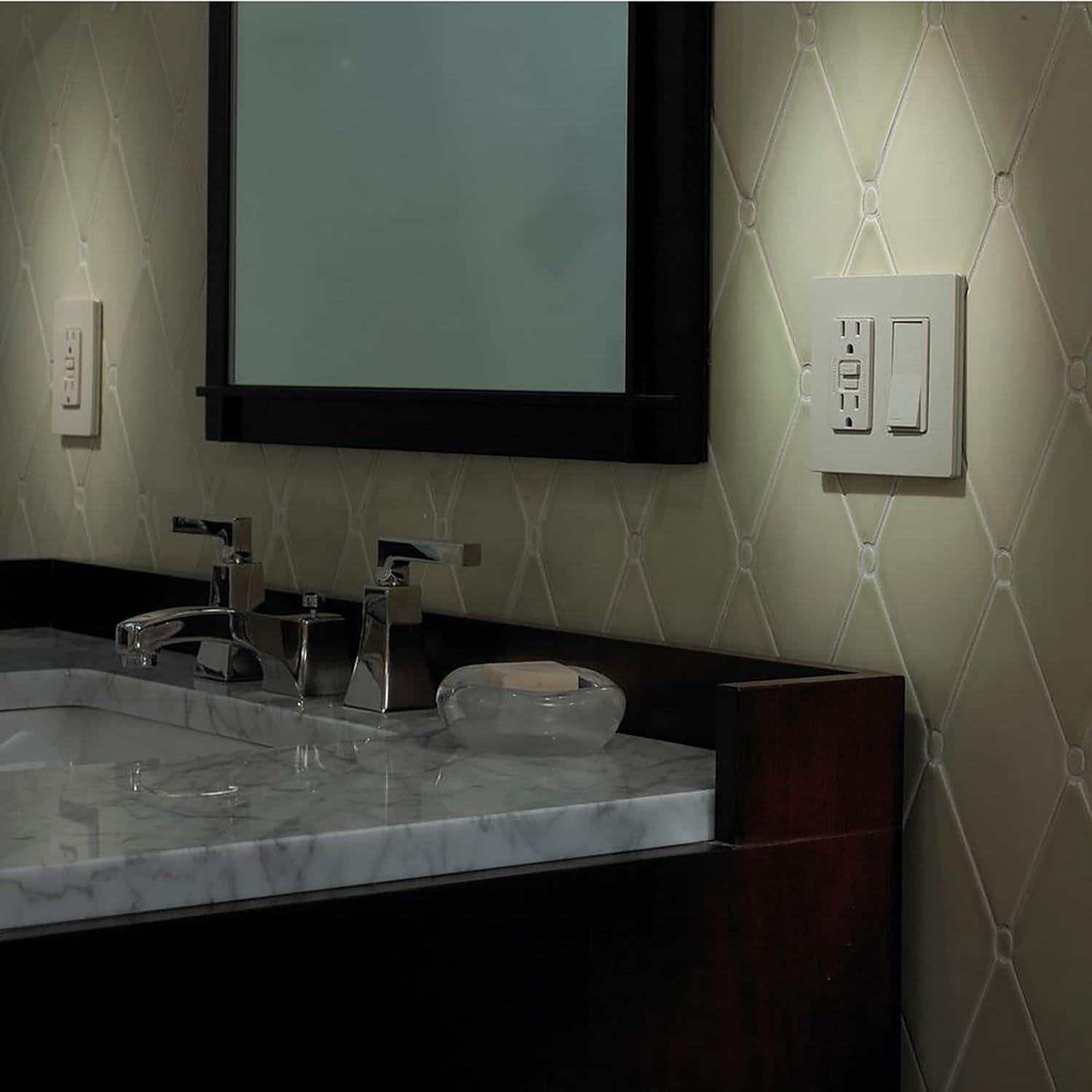 Brown Gloss 2-Gang Screwless Decorator Wallplate