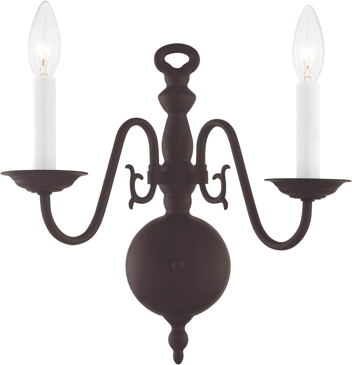 Livex Lighting Williamsburgh 2 - Light Wall Light in  Bronze
