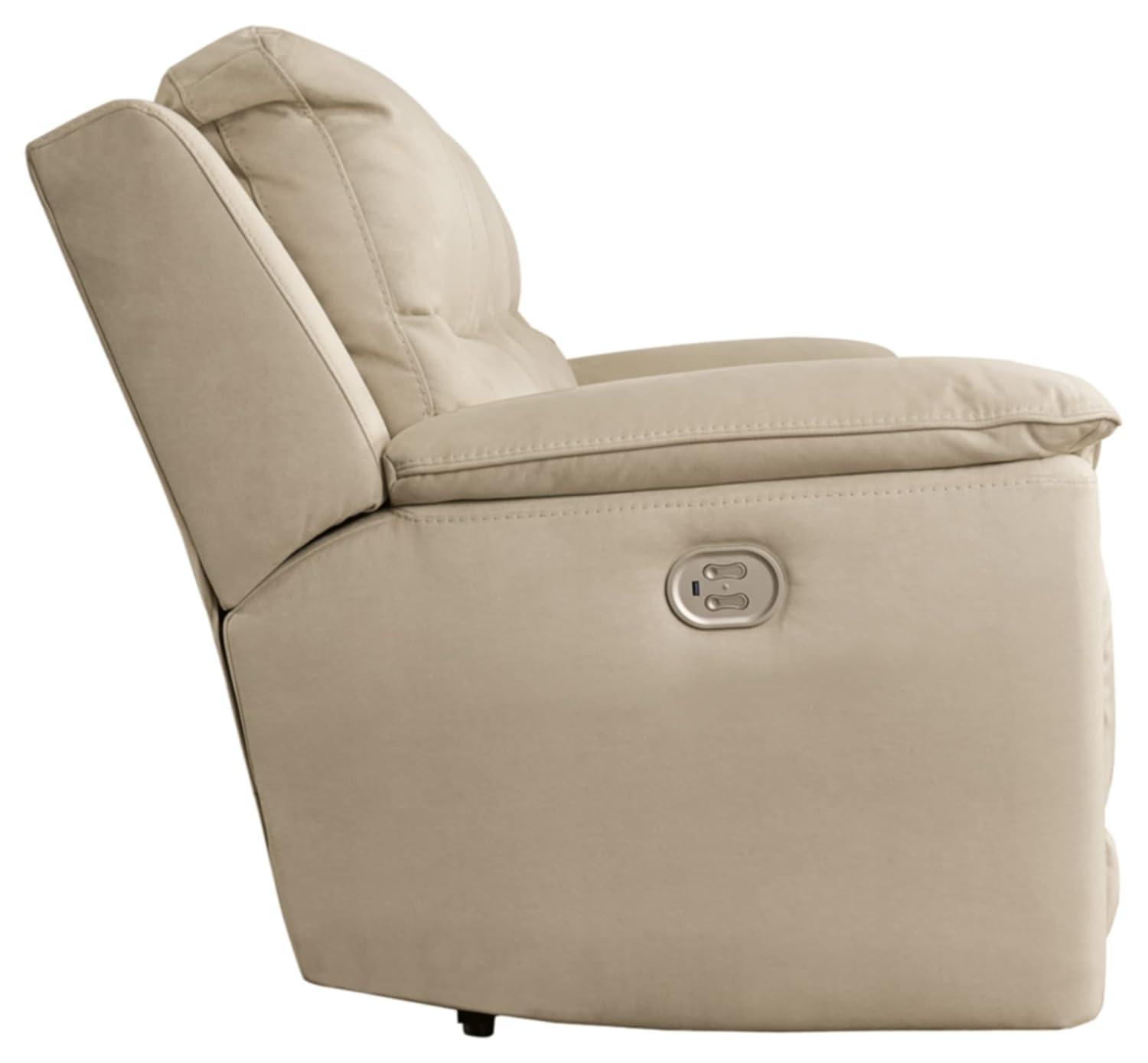 Davlin 91'' Faux Leather Power Reclining Sofa