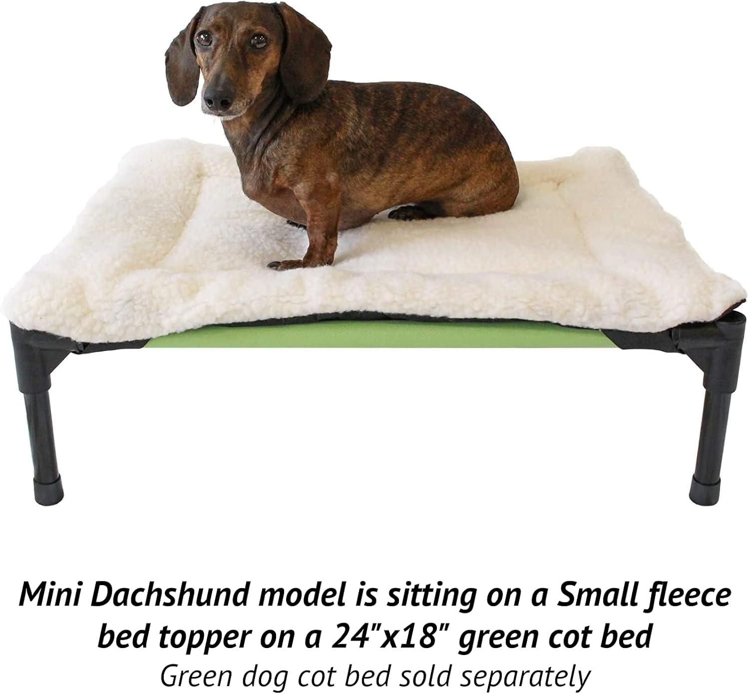 Tucker Murphy Pet™ Fleece Dog Bed Topper for Dog Cot Bed
