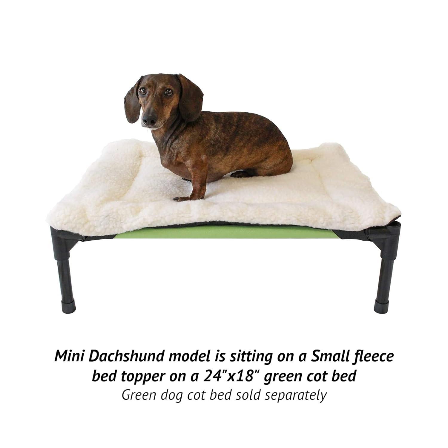 Tucker Murphy Pet™ Fleece Dog Bed Topper for Dog Cot Bed