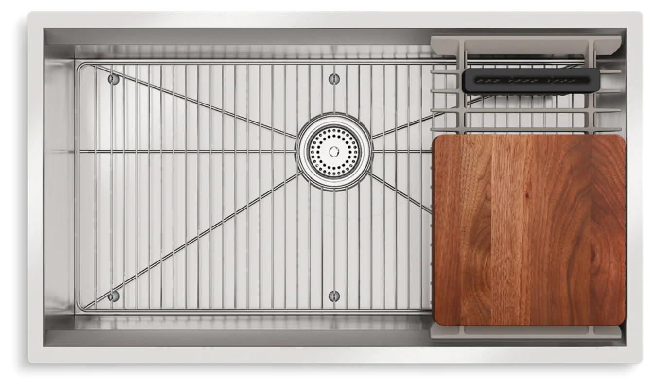 32-Inch Stainless Steel Undermount Workstation Kitchen Sink