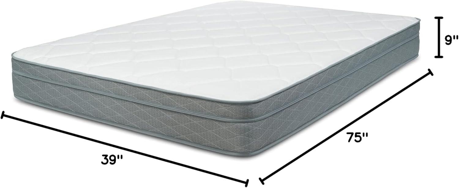 Dreamfoam Bedding Doze 9" Eurotop Memory Foam Medium Comfort Mattress, Twin